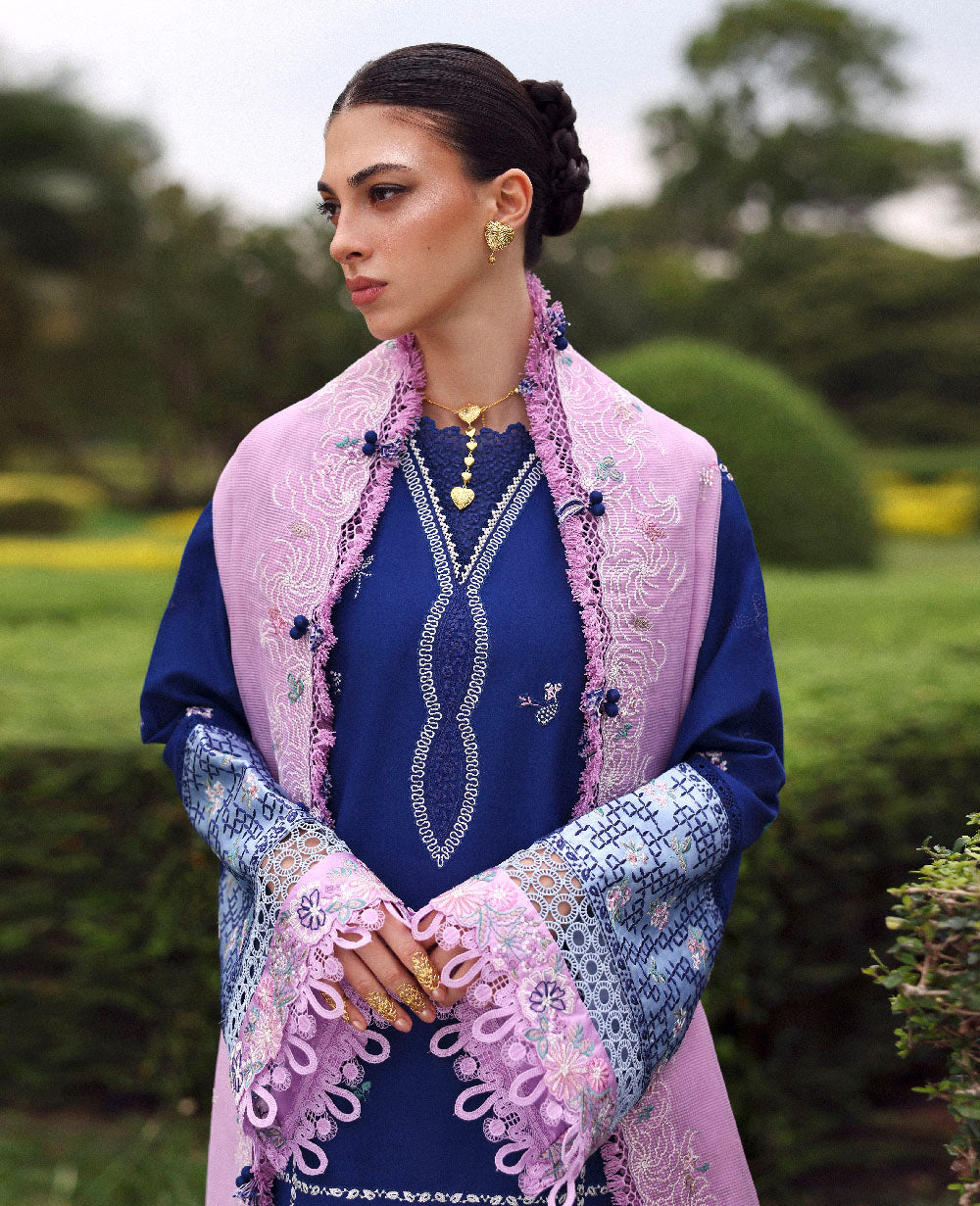 Republic Womenswear | Lilas Lawn 26 | Aria - by Libayah - Registered Vendor of : Republic Womenswear - 100% Original Designer Dress