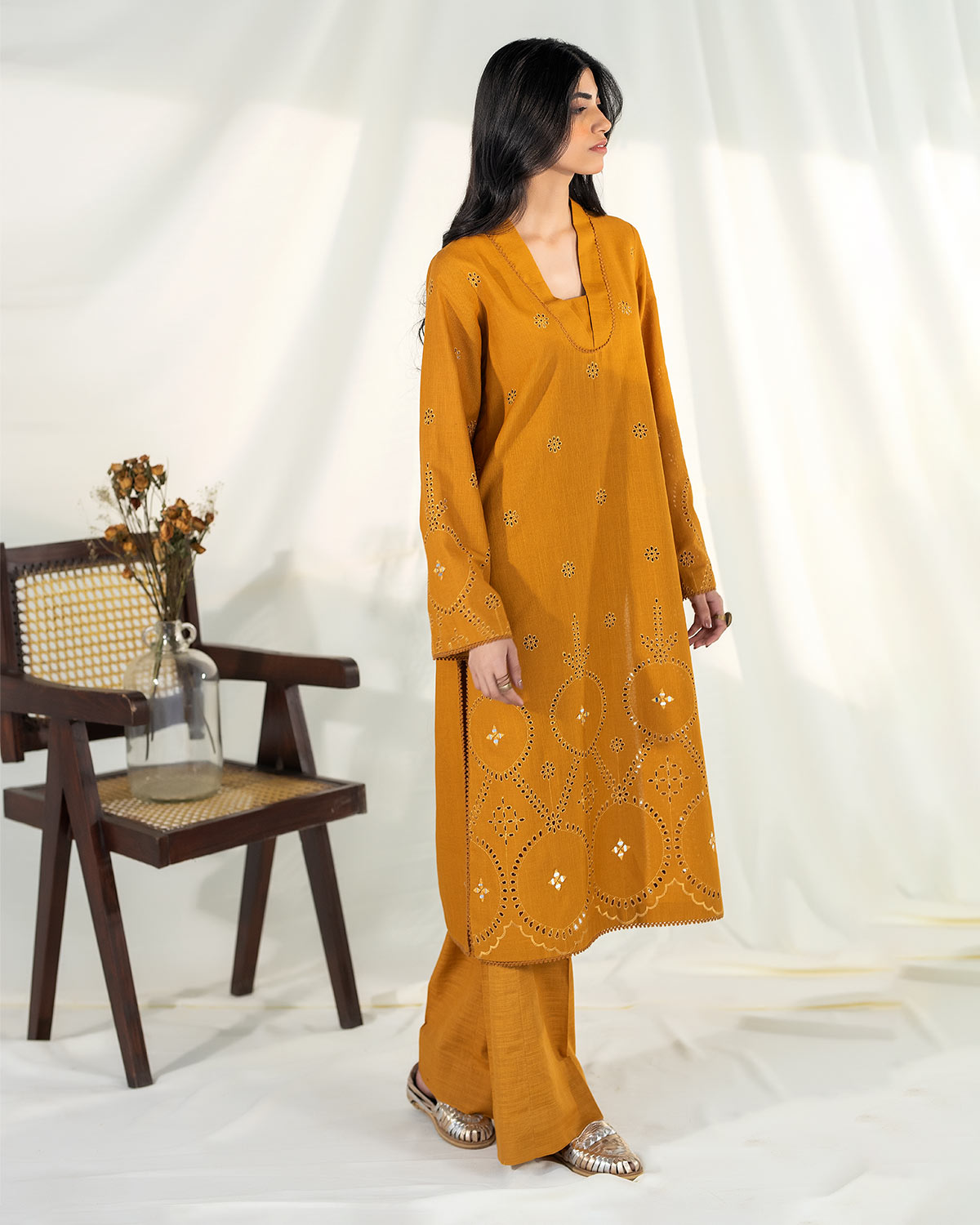 Zevk | Winter Flavour | MOSAMBI by Zevk - Designer Dress - Type: Ladies Clothes - Available at Libayah - 100% Original