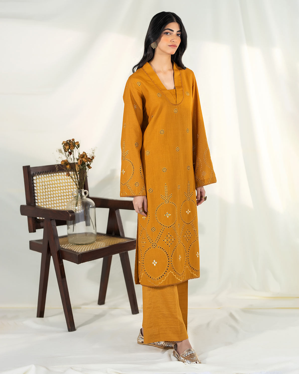 Zevk | Winter Flavour | MOSAMBI by Zevk - Designer Dress - Type: Ladies Clothes - Available at Libayah - 100% Original