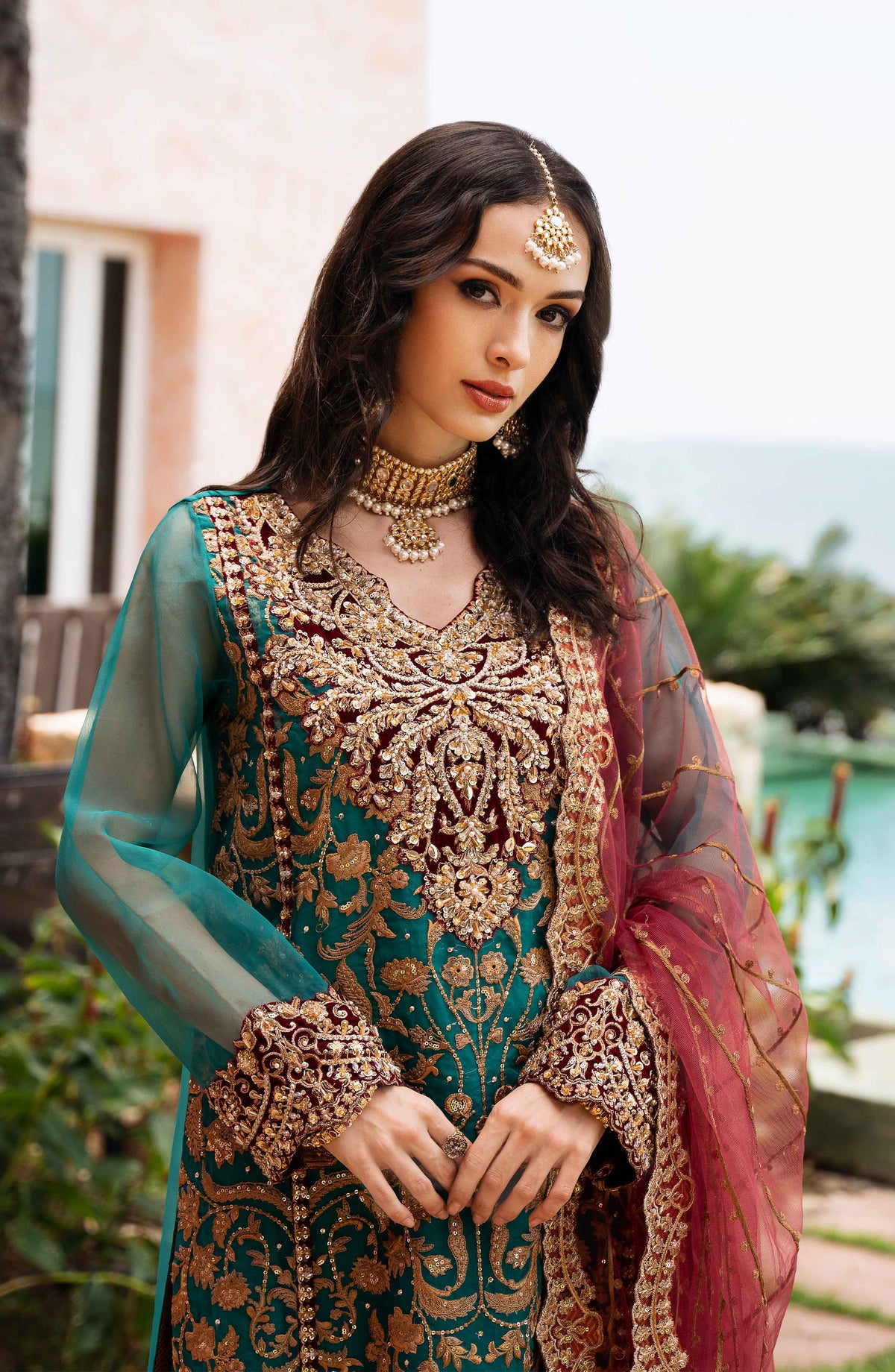 Maryum N Maria | Fressia Wedding Formals | Yerimen - MW23-550 by Maryum N Maria - Designer Dress - Type: Formal - Available at Libayah - 100% Original