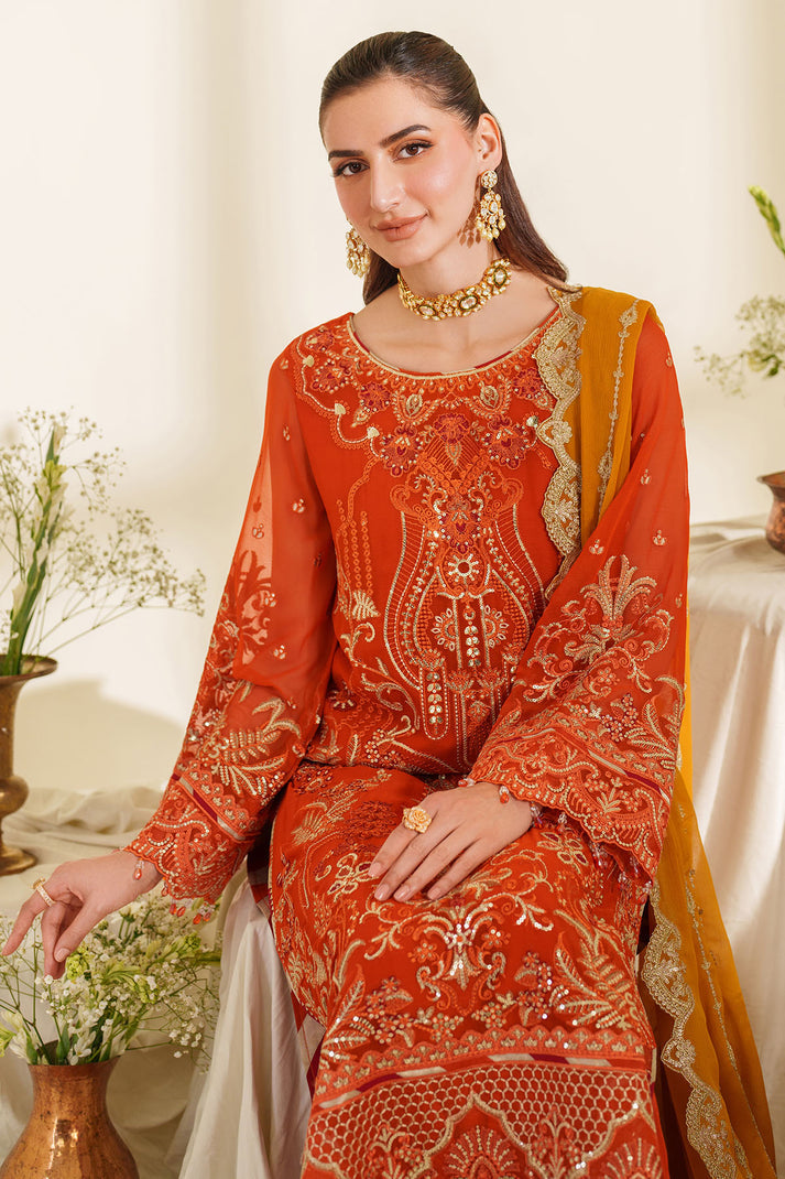 Imrozia Premium| Noore Formals|M-100 SIRA by Imrozia Premium - Designer Dress  - Type : Ladies Clothes - Available at Libayah - 100% Original 