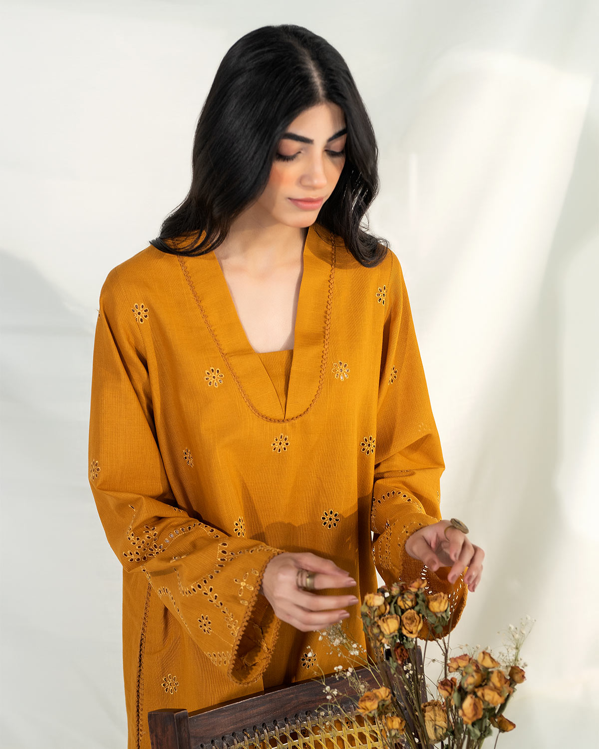 Zevk | Winter Flavour | MOSAMBI by Zevk - Designer Dress - Type: Ladies Clothes - Available at Libayah - 100% Original