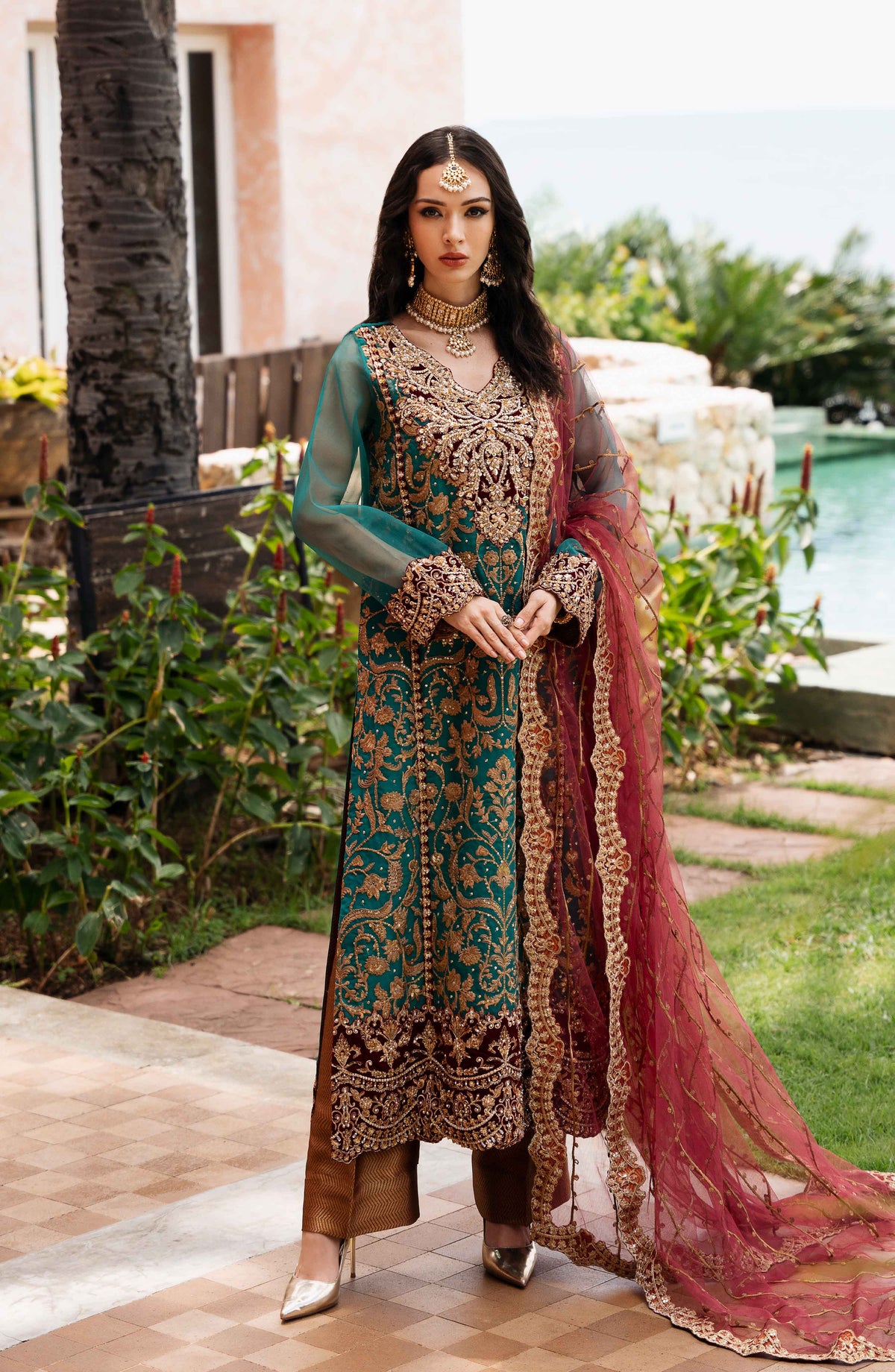 Maryum N Maria | Fressia Wedding Formals | Yerimen - MW23-550 by Maryum N Maria - Designer Dress - Type: Formal - Available at Libayah - 100% Original