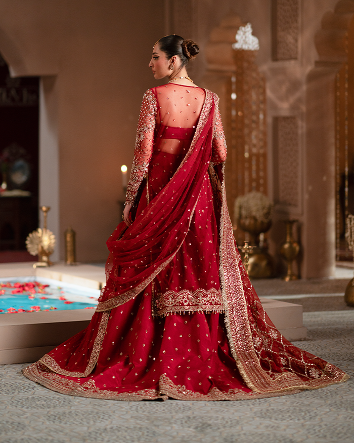 Zevk | Mughal Raniya | Mughal Mah Rani by Zevk - Designer Dress - Type: Ladies Clothes - Available at Libayah - 100% Original