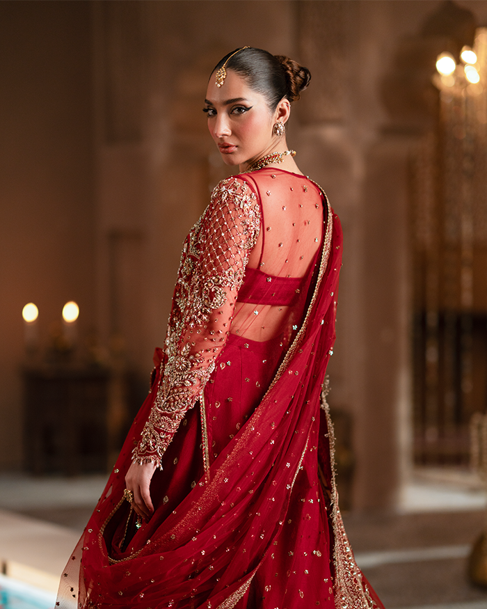 Zevk | Mughal Raniya | Mughal Mah Rani by Zevk - Designer Dress - Type: Ladies Clothes - Available at Libayah - 100% Original