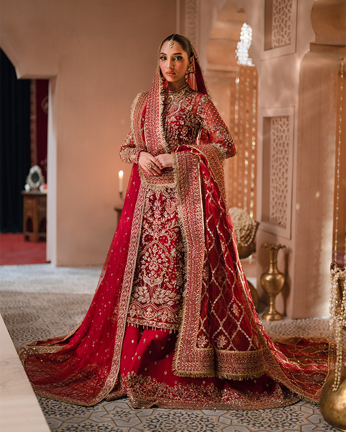 Zevk | Mughal Raniya | Mughal Mah Rani by Zevk - Designer Dress - Type: Ladies Clothes - Available at Libayah - 100% Original