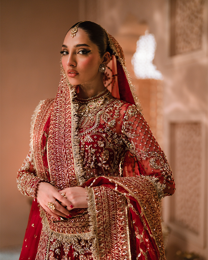 Zevk | Mughal Raniya | Mughal Mah Rani by Zevk - Designer Dress - Type: Ladies Clothes - Available at Libayah - 100% Original