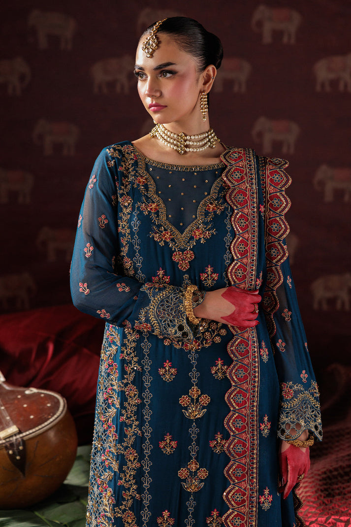 Saad Shaikh | Panache Luxury Chiffon 25 | D-04 by Saad Shaikh - Designer Dress  - Type : Ladies Clothes - Available at Libayah - 100% Original 