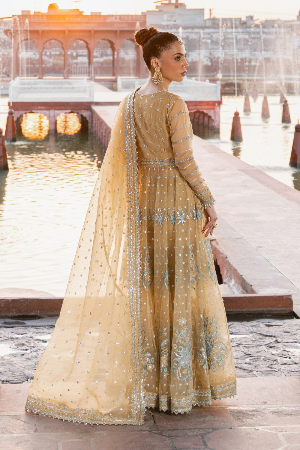 Maryum N Maria | Zircon Formals | JAHANANA - MS40074 by Maryum N Maria - Designer Dress - Type: Ladies Clothes - Available at Libayah - 100% Original