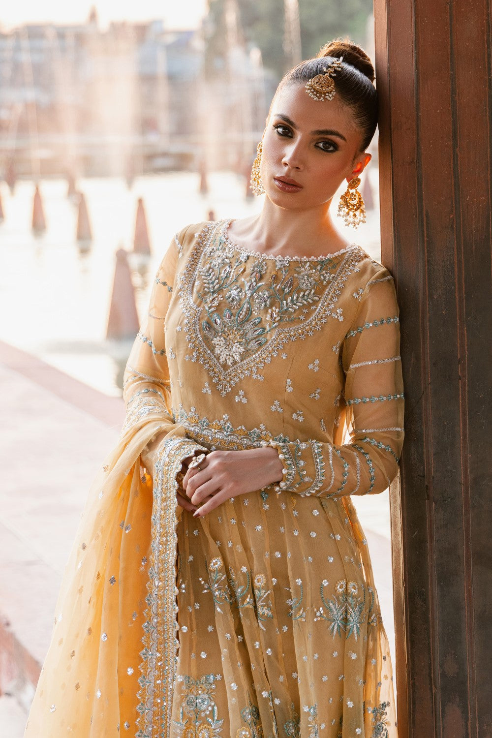 Maryum N Maria | Zircon Formals | JAHANANA - MS40074 by Maryum N Maria - Designer Dress - Type: Ladies Clothes - Available at Libayah - 100% Original