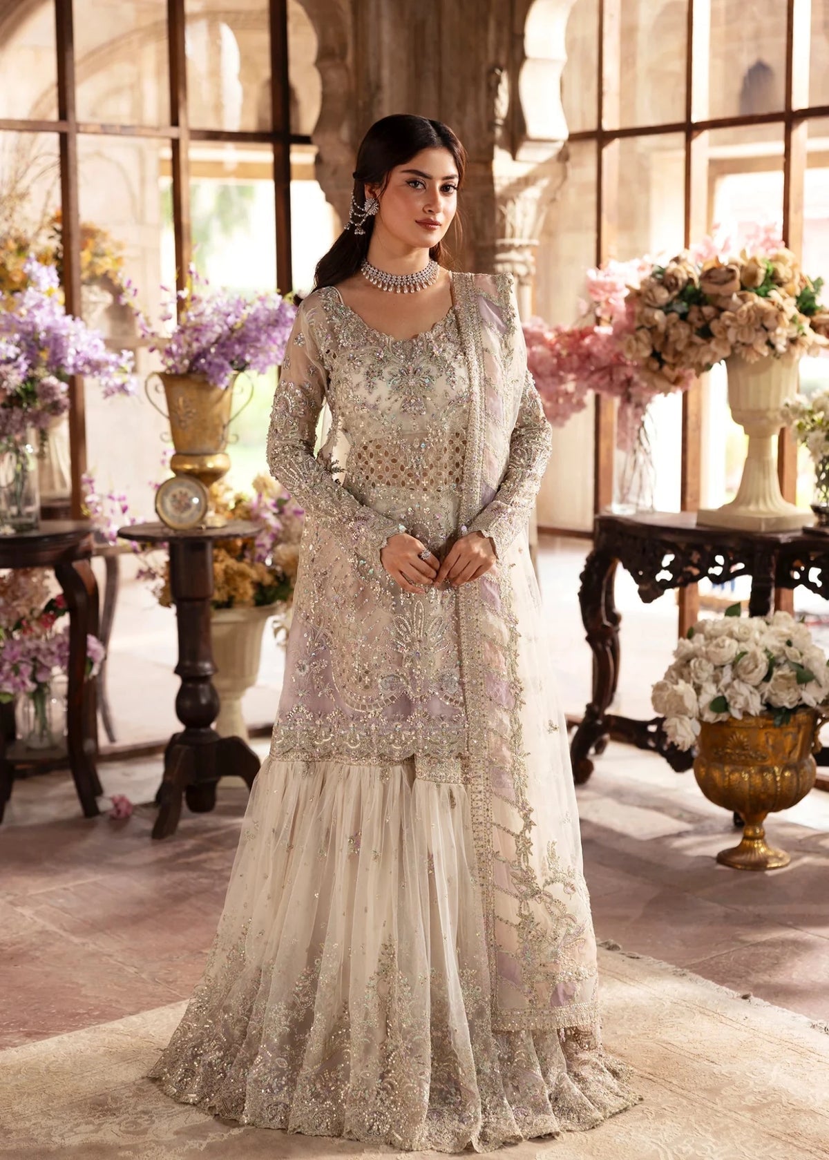 Kanwal Malik | Maahi Festive 26 | Roshni by Kanwal Malik - Designer Dress  - Type : Ladies Clothes - Available at Libayah - 100% Original 