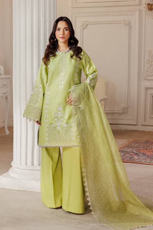 Pear Drift – authentic Pakistani formal dress from the Saffron Le Soleil 25 collection for women in the UK