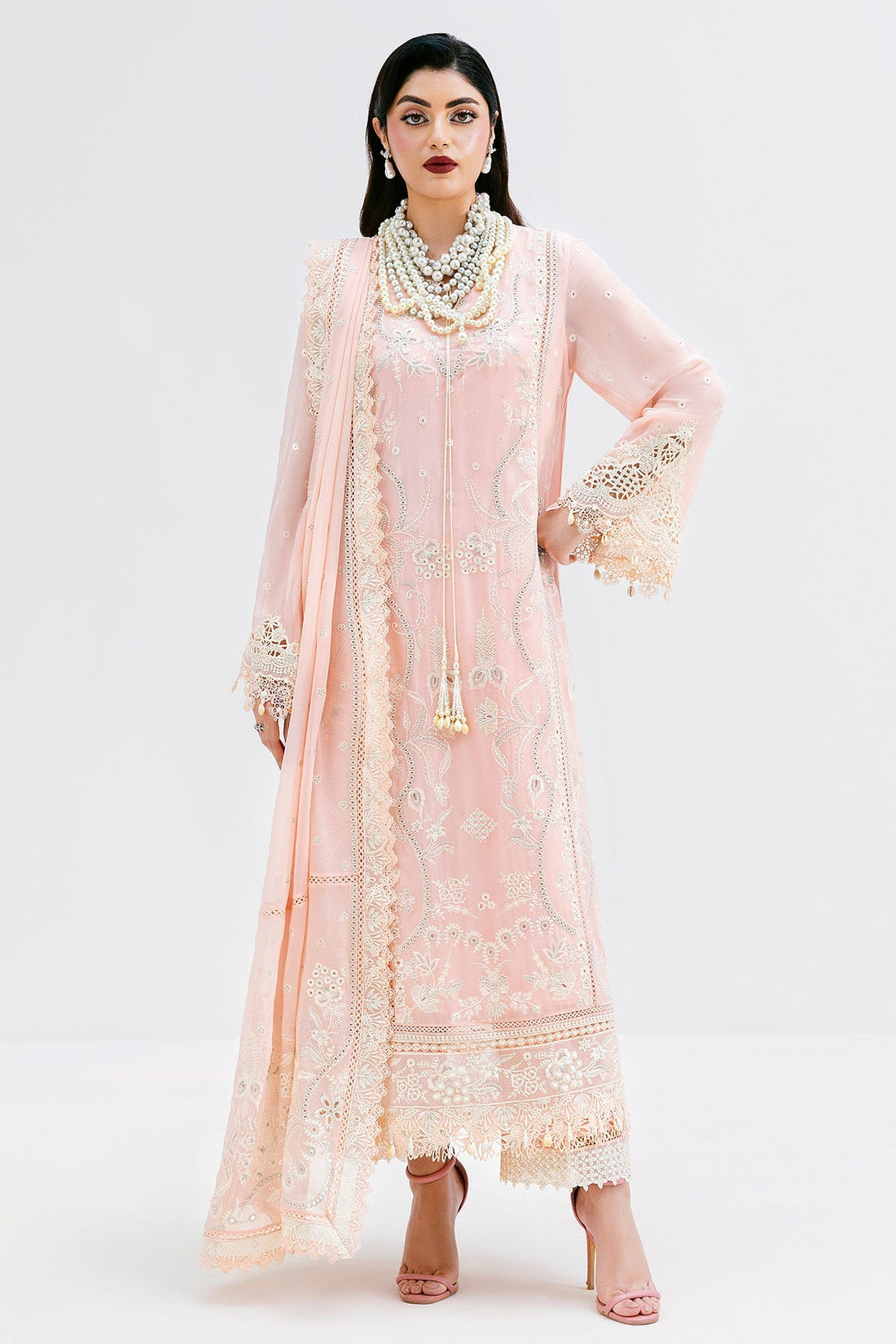 Imrozia Premium | Luxe Serene 25 |S-1088 BLUSH by Imrozia Premium - Designer Dress  - Type : Ladies Clothes - Available at Libayah - 100% Original 