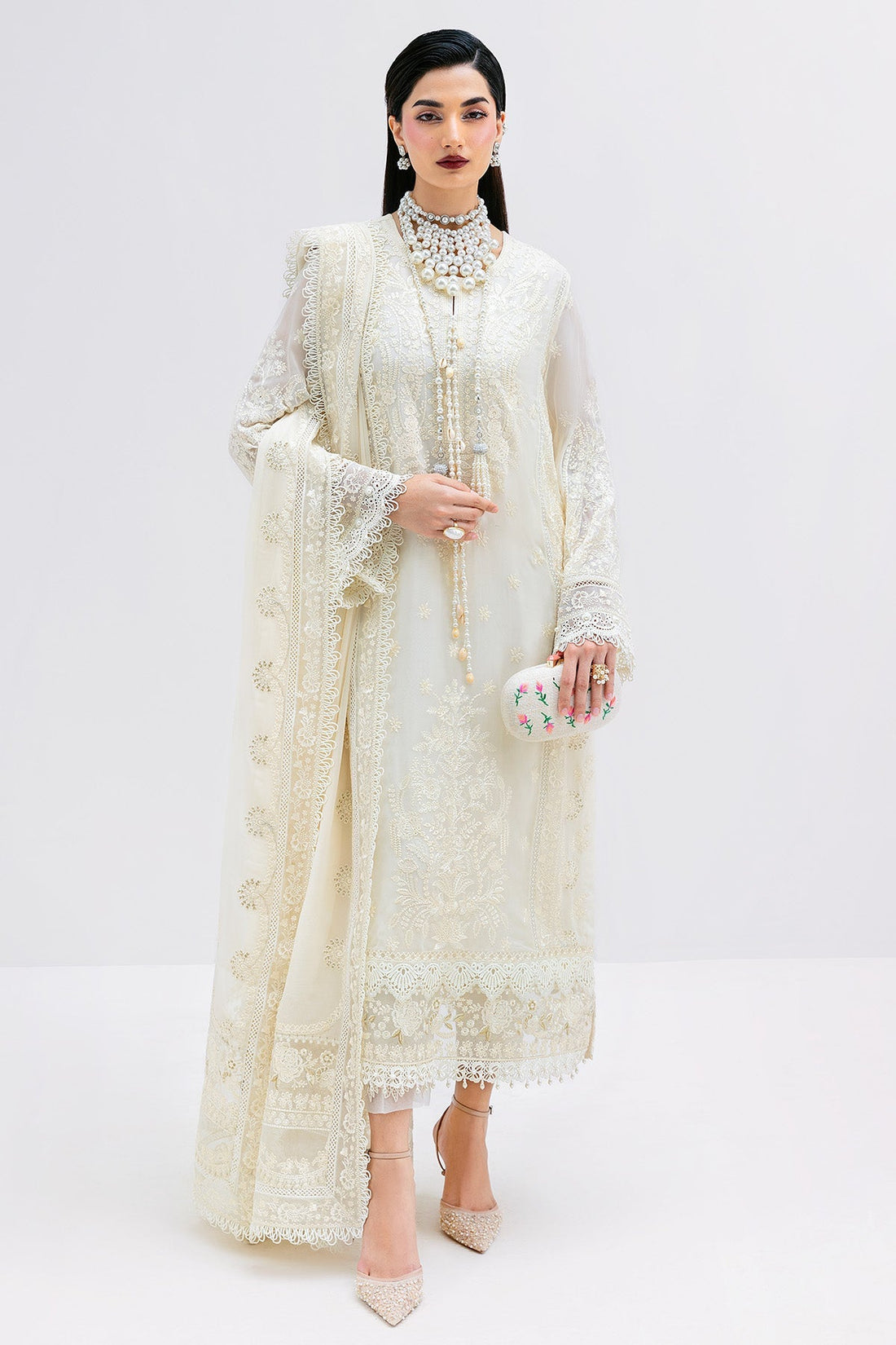 Imrozia Premium | Luxe Serene 25 | S-1086 PEARL by Imrozia Premium - Designer Dress  - Type : Ladies Clothes - Available at Libayah - 100% Original 