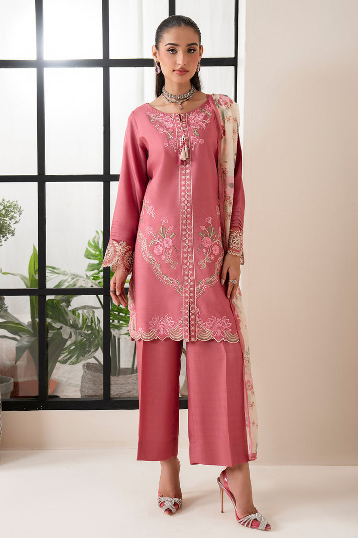 Imrozia Premium | Bloom Core | IP-170 PINK MUSK by Imrozia Premium - Designer Dress  - Type : Ladies Clothes - Available at Libayah - 100% Original 