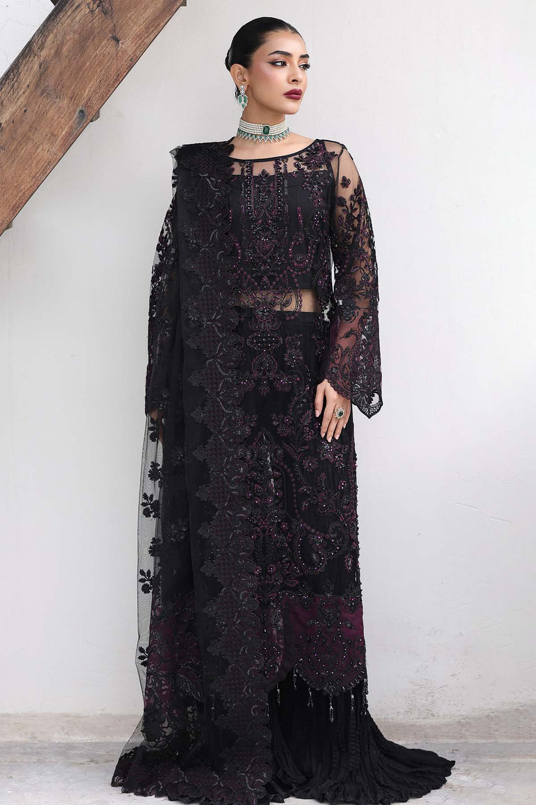 Imrozia Premium | Saiyara Formals | I-237 ASEEL by Imrozia Premium - Designer Dress  - Type : Ladies Clothes - Available at Libayah - 100% Original 