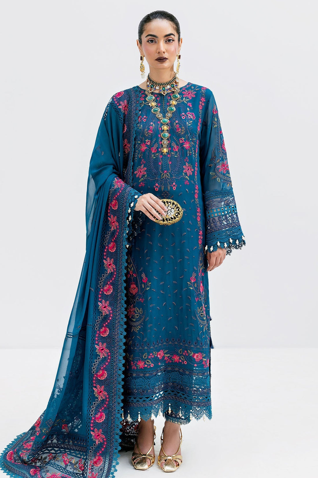 Imrozia Premium | Luxe Serene 25 | S-1093 SAPPHIRE by Imrozia Premium - Designer Dress  - Type : Ladies Clothes - Available at Libayah - 100% Original 