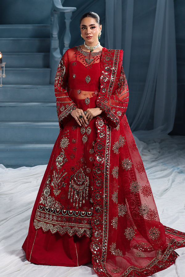Saffron | Zynoria Formals 25 | Rubellite by Sahar - Designer Dress  - Type : Ladies Clothes - Available at Libayah - 100% Original 