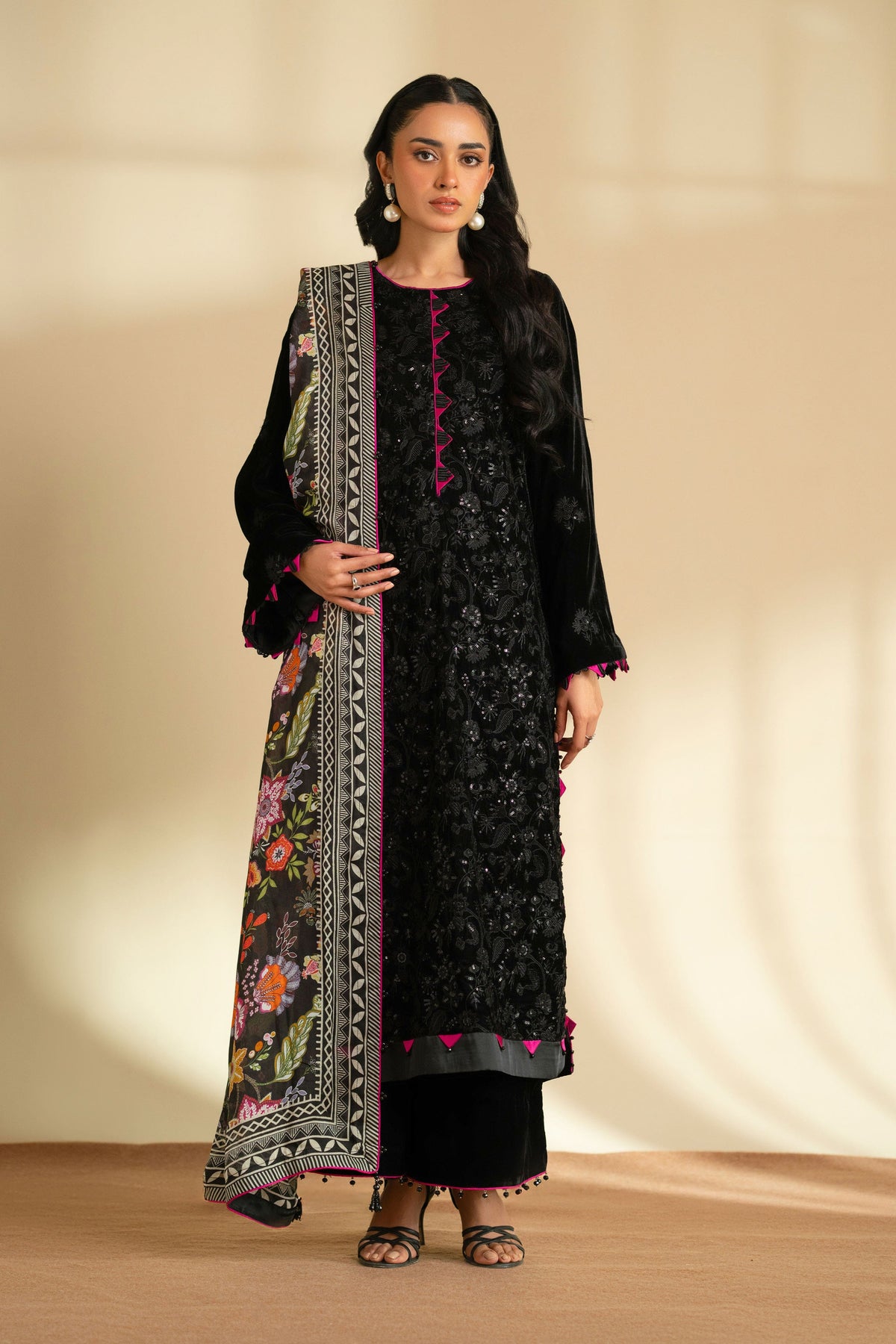 Taana Baana | The Velvet Affair | F0470 by Taana Baana - Designer Dress - Type: Ladies Clothes - Available at Libayah - 100% Original