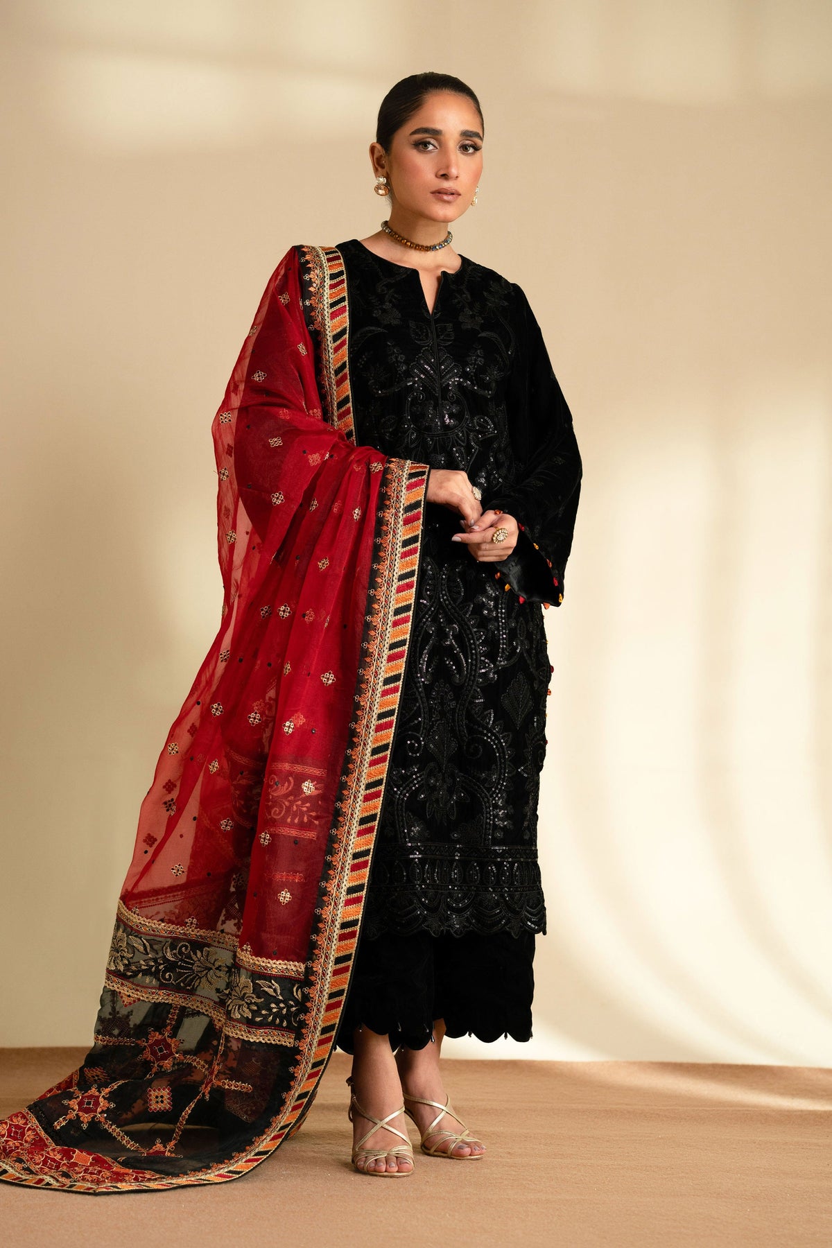 Taana Baana | The Velvet Affair | F0461 by Taana Baana - Designer Dress - Type: Ladies Clothes - Available at Libayah - 100% Original