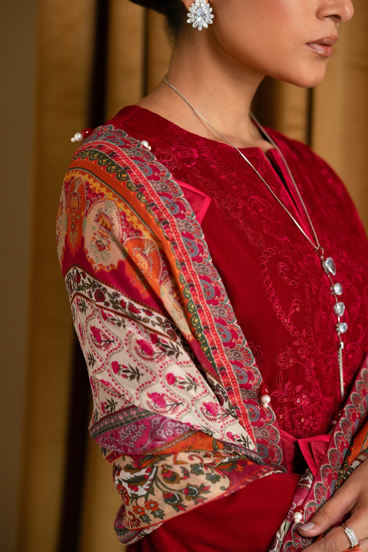 Taana Baana | The Velvet Affair | F0464 by Taana Baana - Designer Dress - Type: Ladies Clothes - Available at Libayah - 100% Original