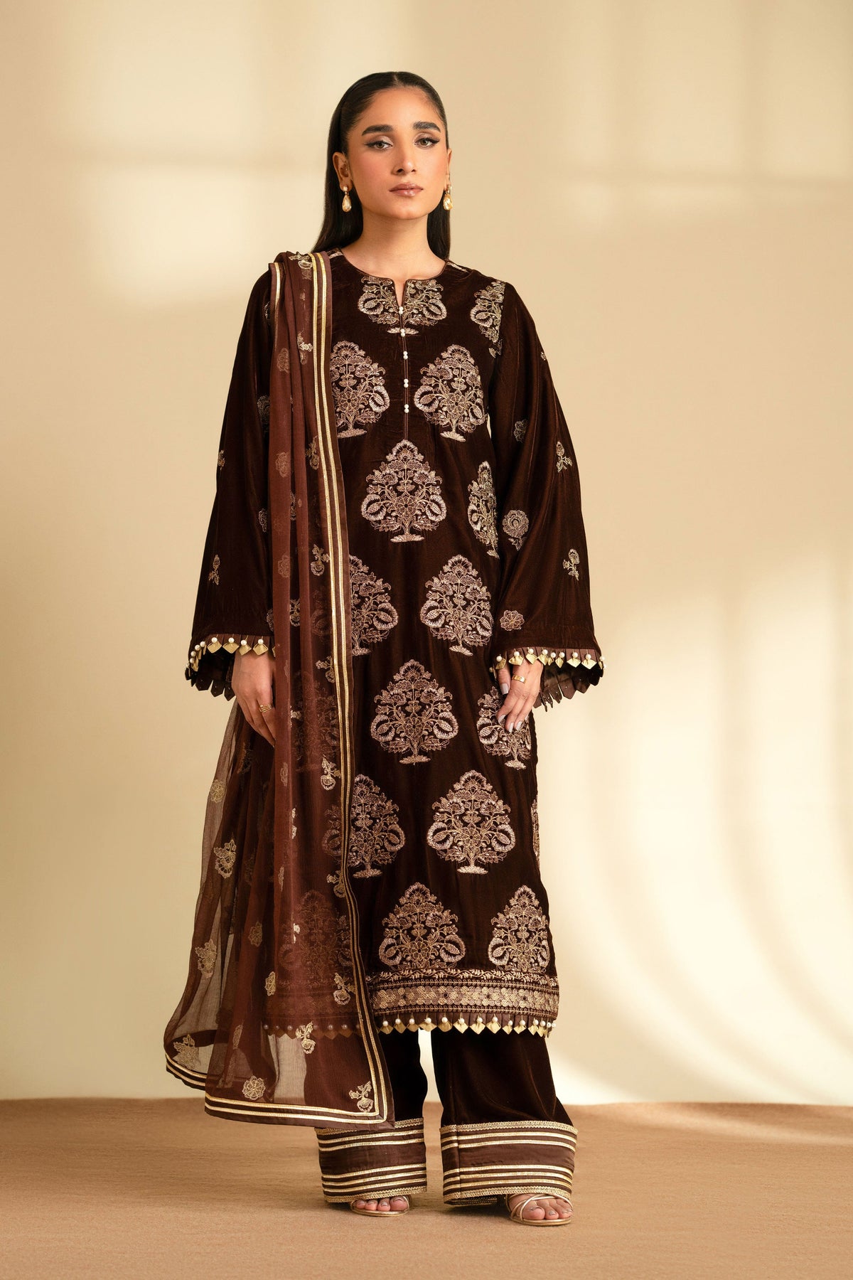 Taana Baana | The Velvet Affair | F0476 by Taana Baana - Designer Dress - Type: Ladies Clothes - Available at Libayah - 100% Original