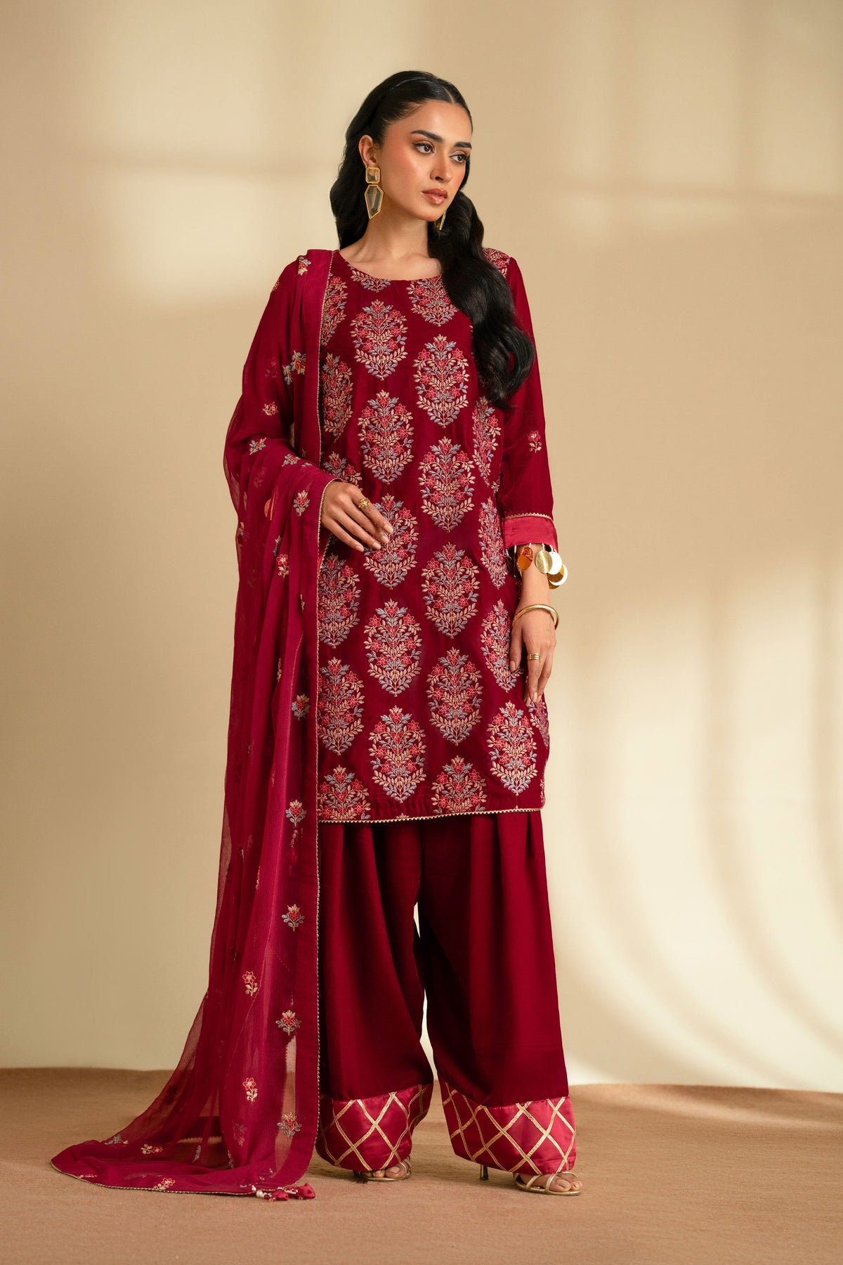 Taana Baana | The Velvet Affair | F0475 by Taana Baana - Designer Dress - Type: Ladies Clothes - Available at Libayah - 100% Original