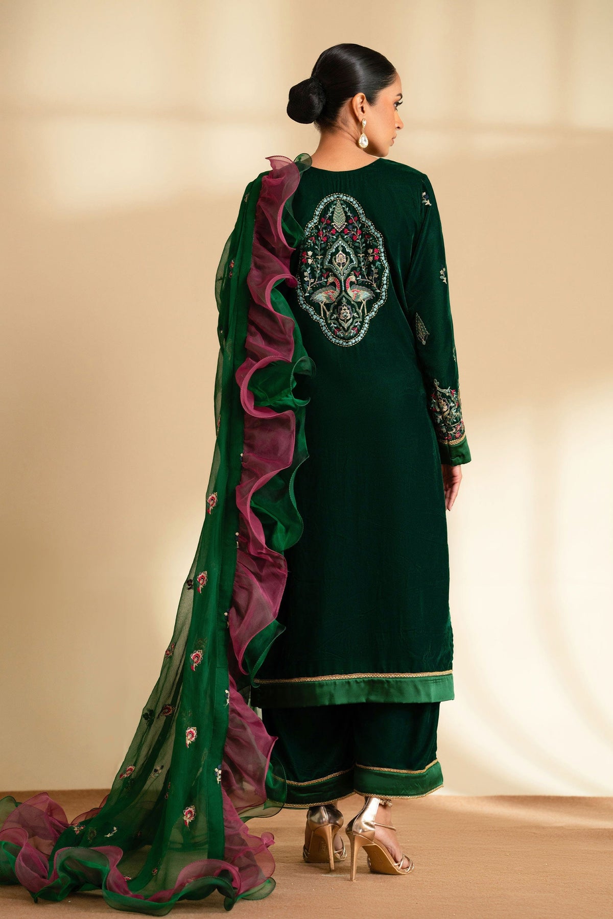Taana Baana | The Velvet Affair | F0484A by Taana Baana - Designer Dress - Type: Ladies Clothes - Available at Libayah - 100% Original