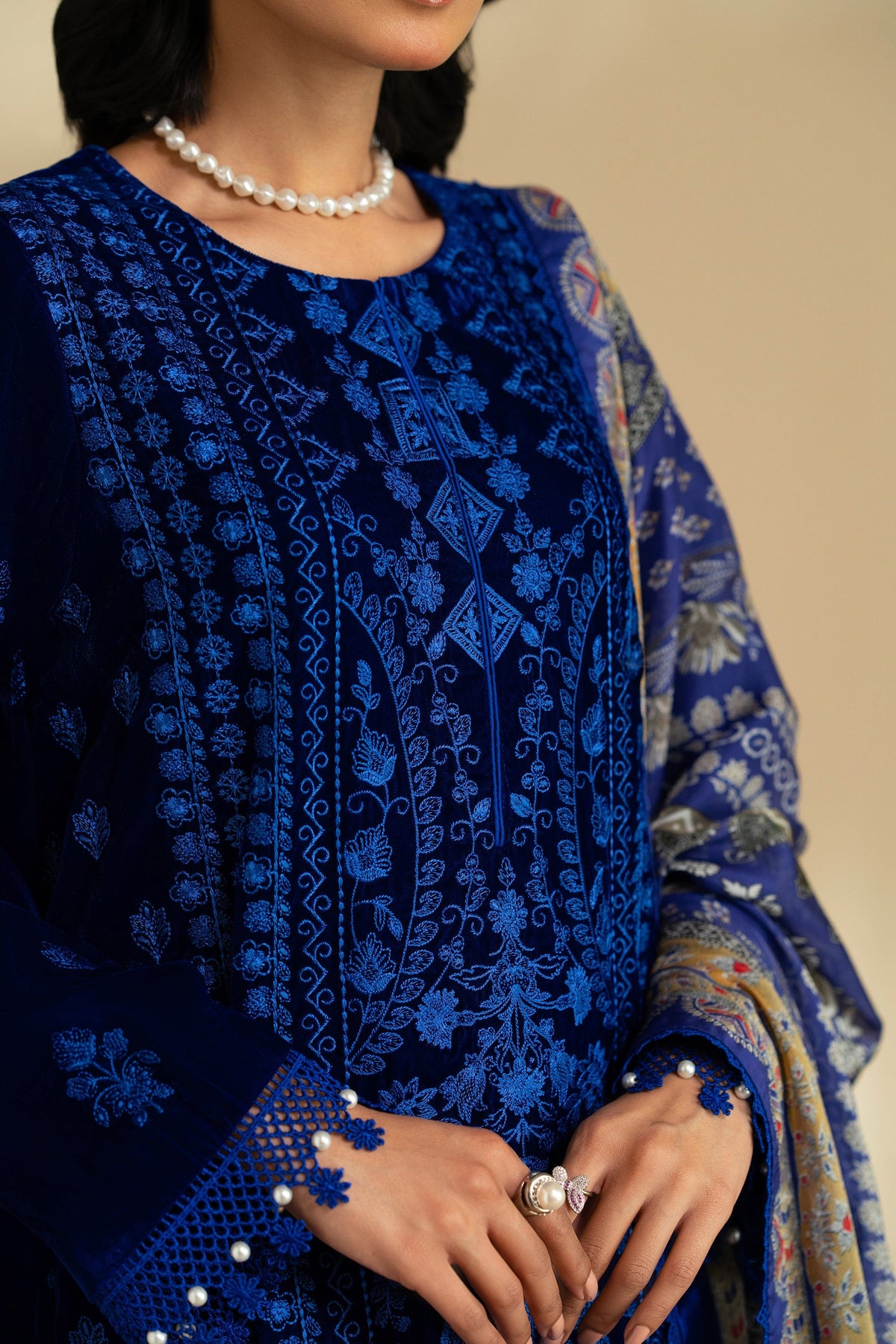 Taana Baana | The Velvet Affair | F0468 by Taana Baana - Designer Dress - Type: Ladies Clothes - Available at Libayah - 100% Original