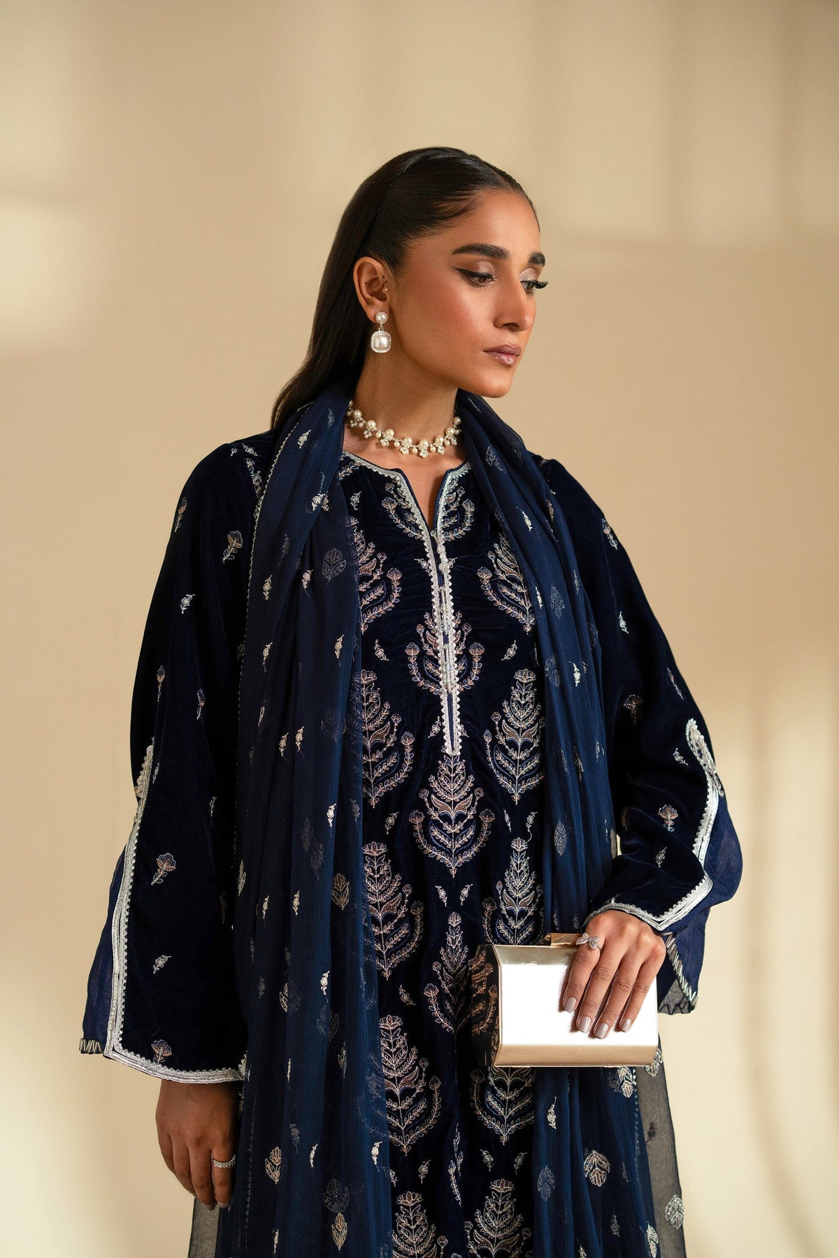 Taana Baana | The Velvet Affair | F0473 by Taana Baana - Designer Dress - Type: Ladies Clothes - Available at Libayah - 100% Original