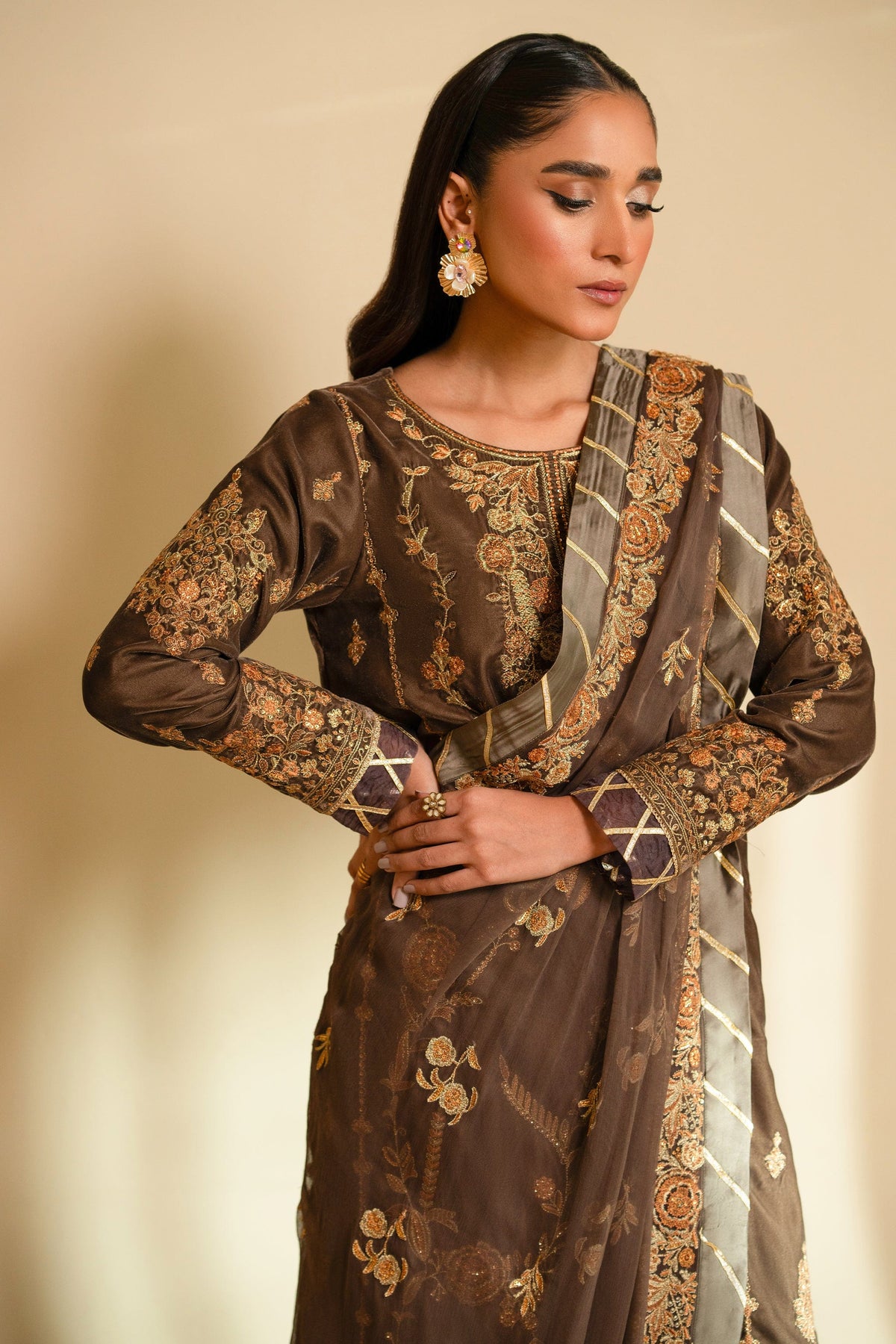 Taana Baana | The Velvet Affair | F0486 by Taana Baana - Designer Dress - Type: Ladies Clothes - Available at Libayah - 100% Original