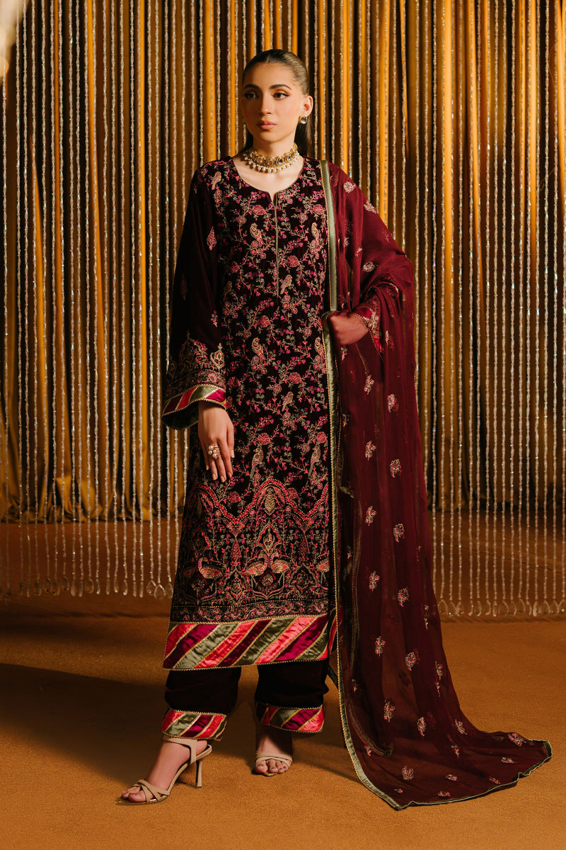 Taana Baana | The Velvet Affair | F0484B by Taana Baana - Designer Dress - Type: Ladies Clothes - Available at Libayah - 100% Original