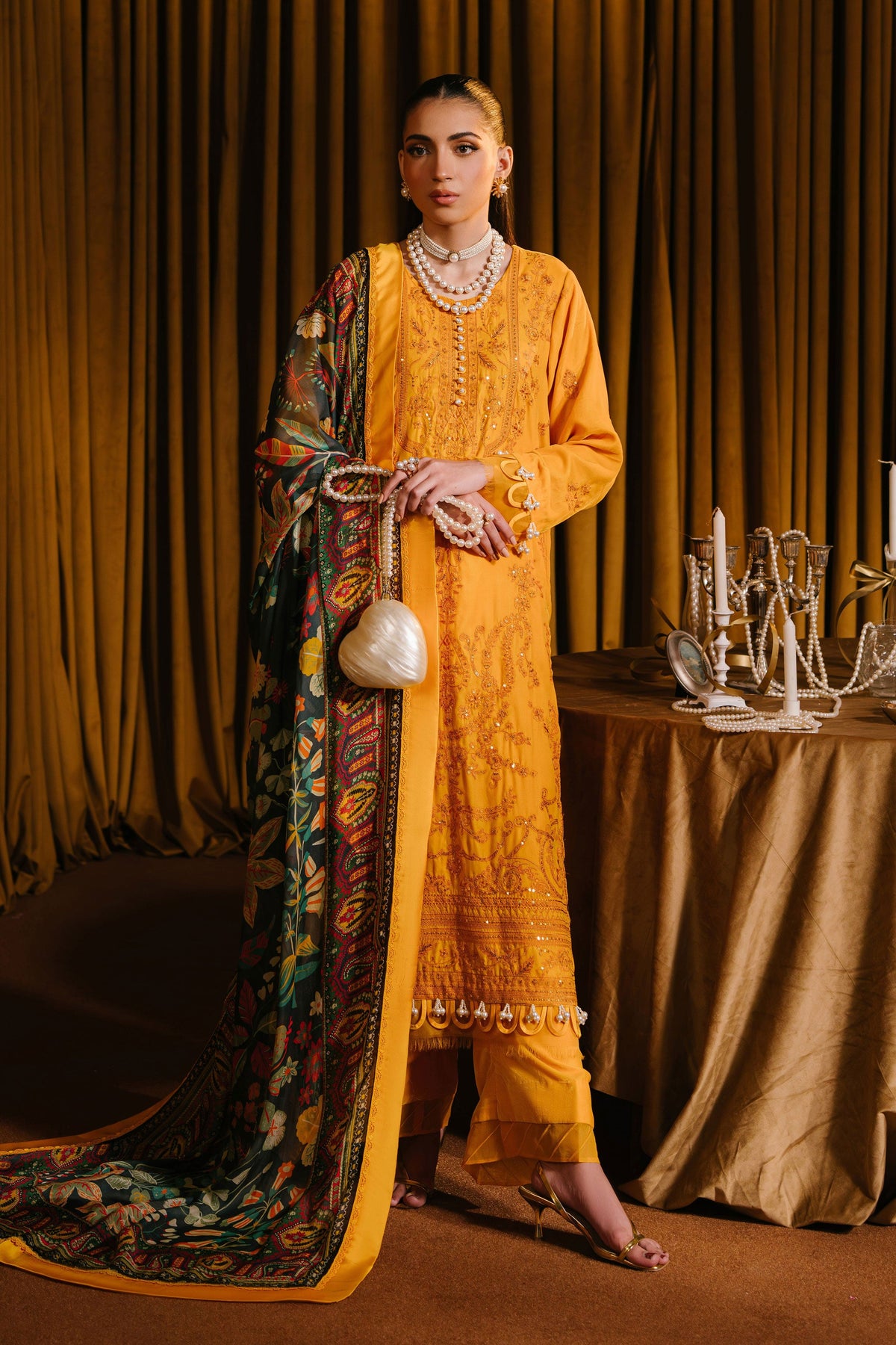 Taana Baana | The Velvet Affair | F0467 by Taana Baana - Designer Dress - Type: Ladies Clothes - Available at Libayah - 100% Original