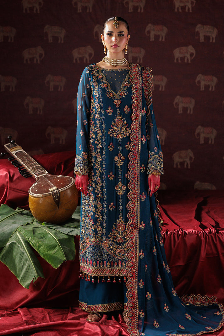 Saad Shaikh | Panache Luxury Chiffon 25 | D-04 by Saad Shaikh - Designer Dress  - Type : Ladies Clothes - Available at Libayah - 100% Original 