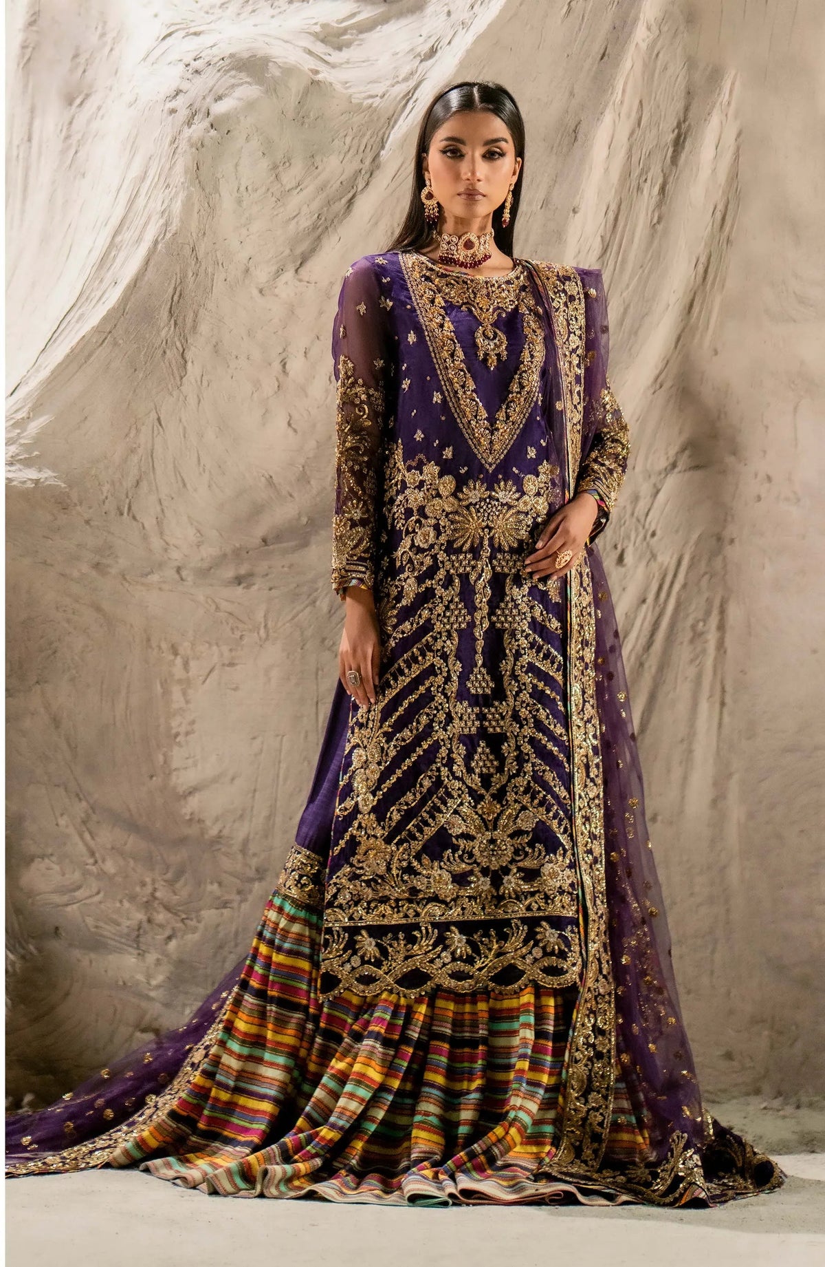 Maryum N Maria | Luxury Formals | ANAHITA-MW24-568 by Maryum N Maria - Designer Dress - Type: Ladies Clothes - Available at Libayah - 100% Original