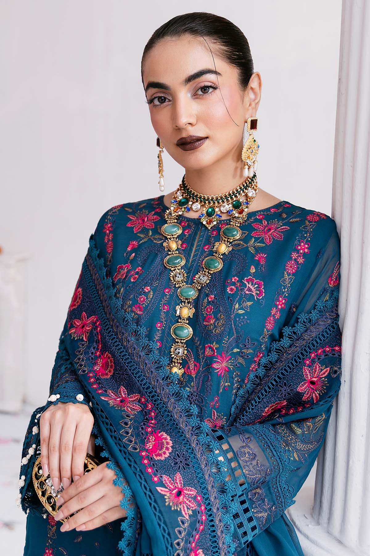 Imrozia Premium | Luxe Serene 25 | S-1093 SAPPHIRE by Imrozia Premium - Designer Dress  - Type : Ladies Clothes - Available at Libayah - 100% Original 