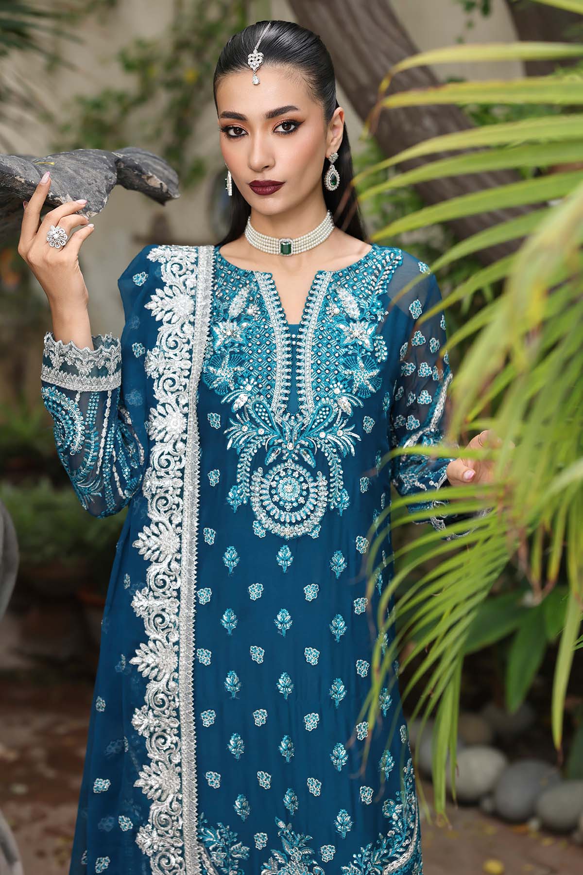 Imrozia Premium | Saiyara Formals | I-232 AZURA by Imrozia Premium - Designer Dress  - Type : Ladies Clothes - Available at Libayah - 100% Original 
