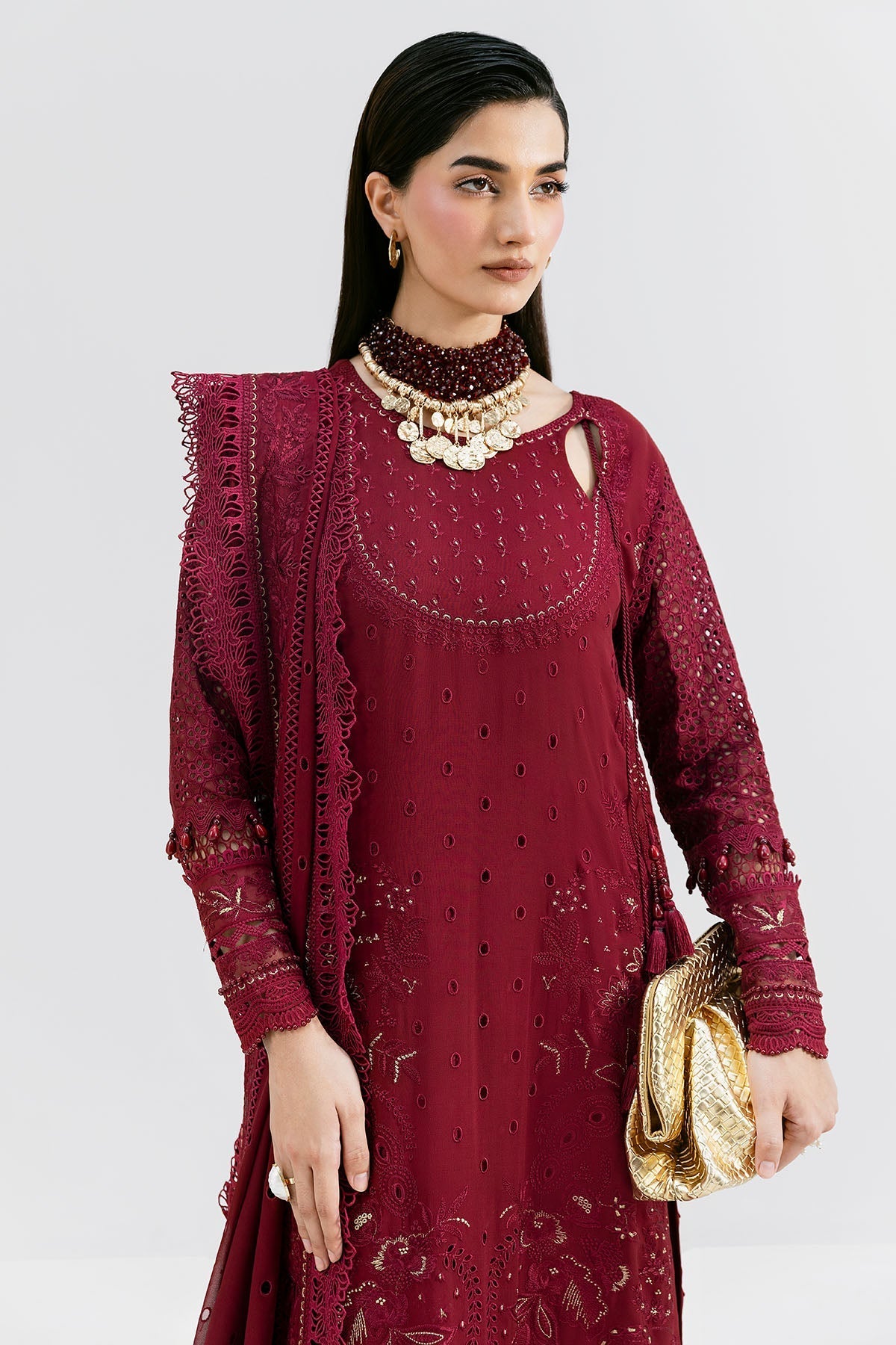Imrozia Premium | Luxe Serene 25 | S-1089 SCARLET by Imrozia Premium - Designer Dress  - Type : Ladies Clothes - Available at Libayah - 100% Original 