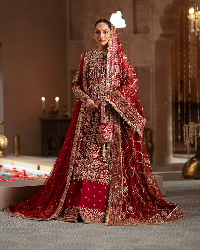 Zevk | Mughal Raniya | Mughal Mah Rani by Zevk - Designer Dress - Type: Ladies Clothes - Available at Libayah - 100% Original