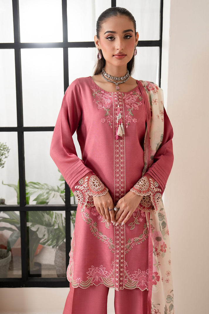 Imrozia Premium | Bloom Core | IP-170 PINK MUSK by Imrozia Premium - Designer Dress  - Type : Ladies Clothes - Available at Libayah - 100% Original 