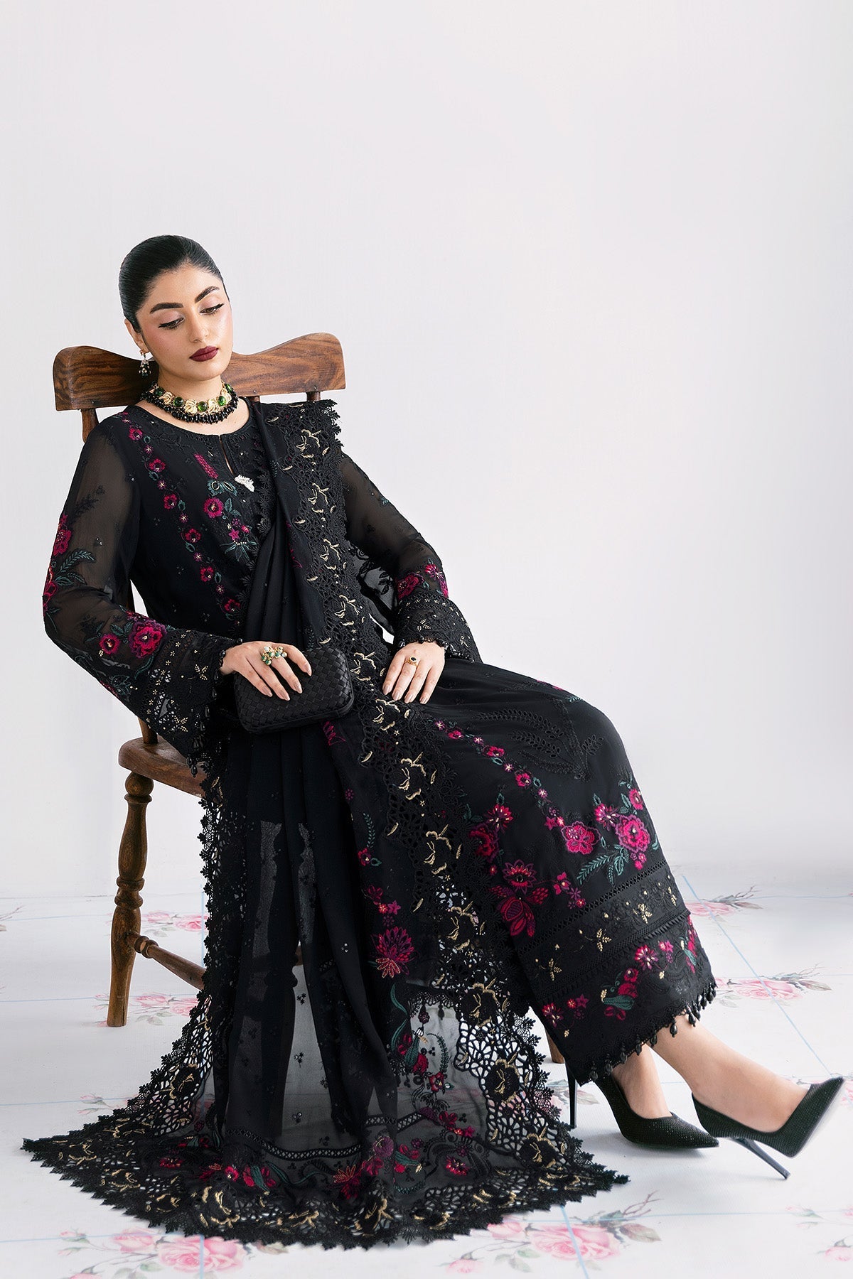 Imrozia Premium | Luxe Serene 25 | S-1095 ONYX by Imrozia Premium - Designer Dress  - Type : Ladies Clothes - Available at Libayah - 100% Original 
