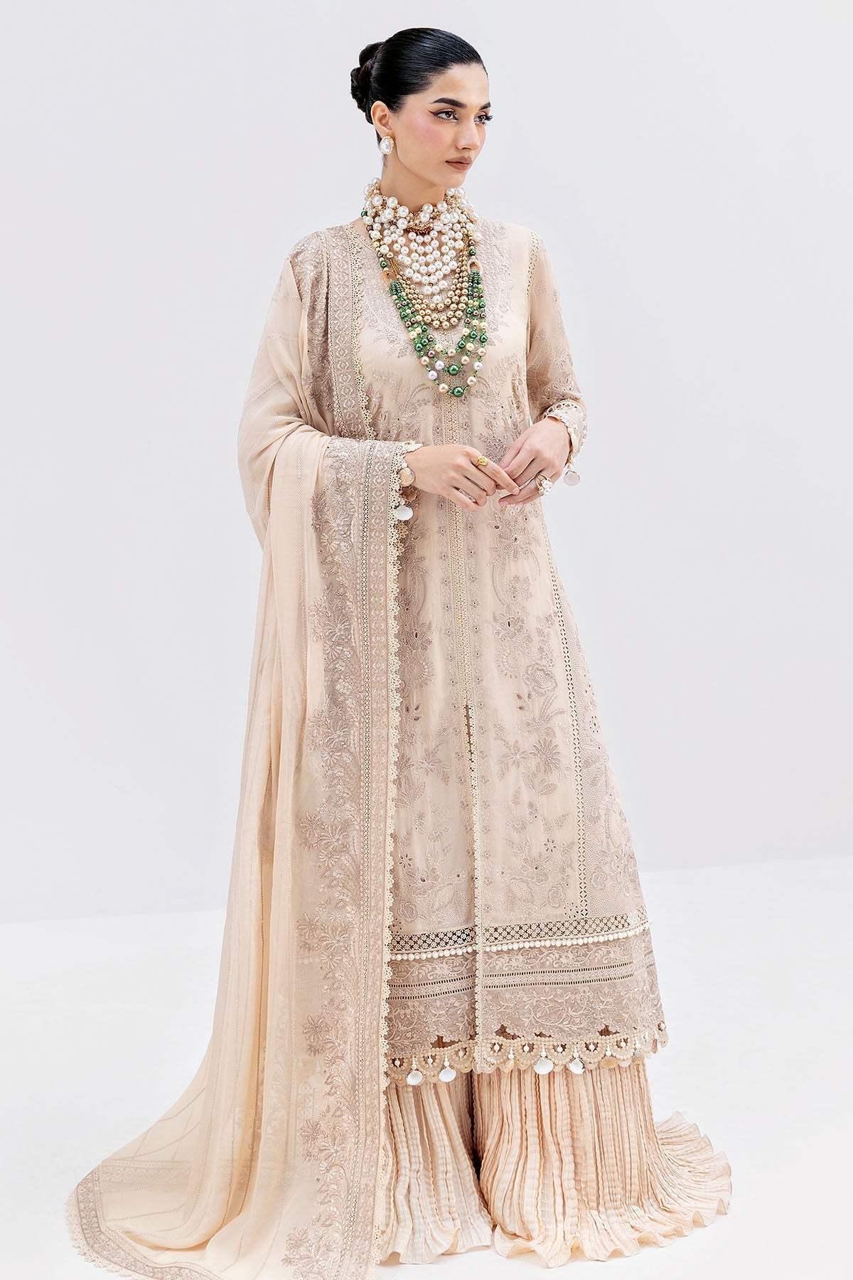 Imrozia Premium | Luxe Serene 25 | S-1094 SAND by Imrozia Premium - Designer Dress  - Type : Ladies Clothes - Available at Libayah - 100% Original 