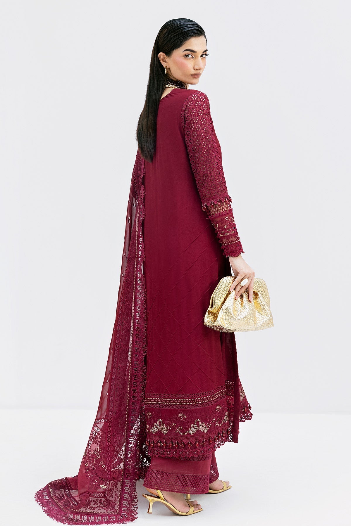 Imrozia Premium | Luxe Serene 25 | S-1089 SCARLET by Imrozia Premium - Designer Dress  - Type : Ladies Clothes - Available at Libayah - 100% Original 
