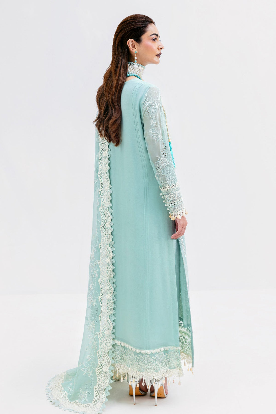 Imrozia Premium | Luxe Serene 25 | S-1087 AQUA by Imrozia Premium - Designer Dress  - Type : Ladies Clothes - Available at Libayah - 100% Original 