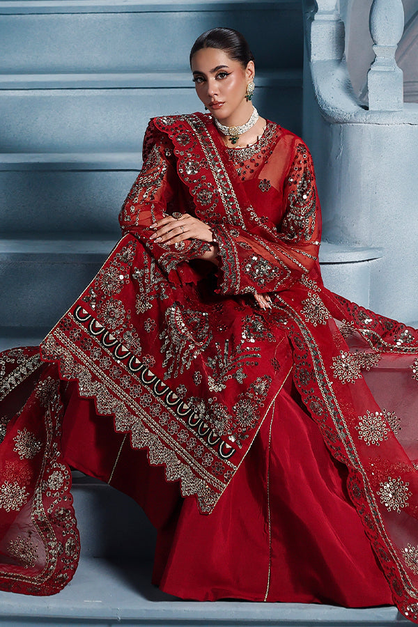 Saffron | Zynoria Formals 25 | Rubellite by Sahar - Designer Dress  - Type : Ladies Clothes - Available at Libayah - 100% Original 