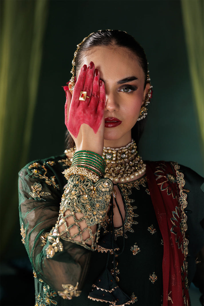 Saad Shaikh | Panache Luxury Chiffon 25 | D-03 by Saad Shaikh - Designer Dress  - Type : Ladies Clothes - Available at Libayah - 100% Original 