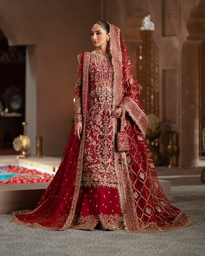 Zevk | Mughal Raniya | Mughal Mah Rani by Zevk - Designer Dress - Type: Ladies Clothes - Available at Libayah - 100% Original