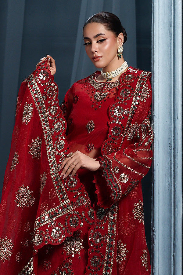Saffron | Zynoria Formals 25 | Rubellite by Sahar - Designer Dress  - Type : Ladies Clothes - Available at Libayah - 100% Original 