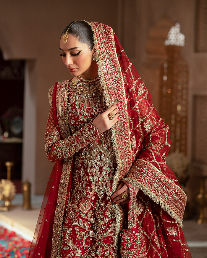 Zevk | Mughal Raniya | Mughal Mah Rani by Zevk - Designer Dress - Type: Ladies Clothes - Available at Libayah - 100% Original