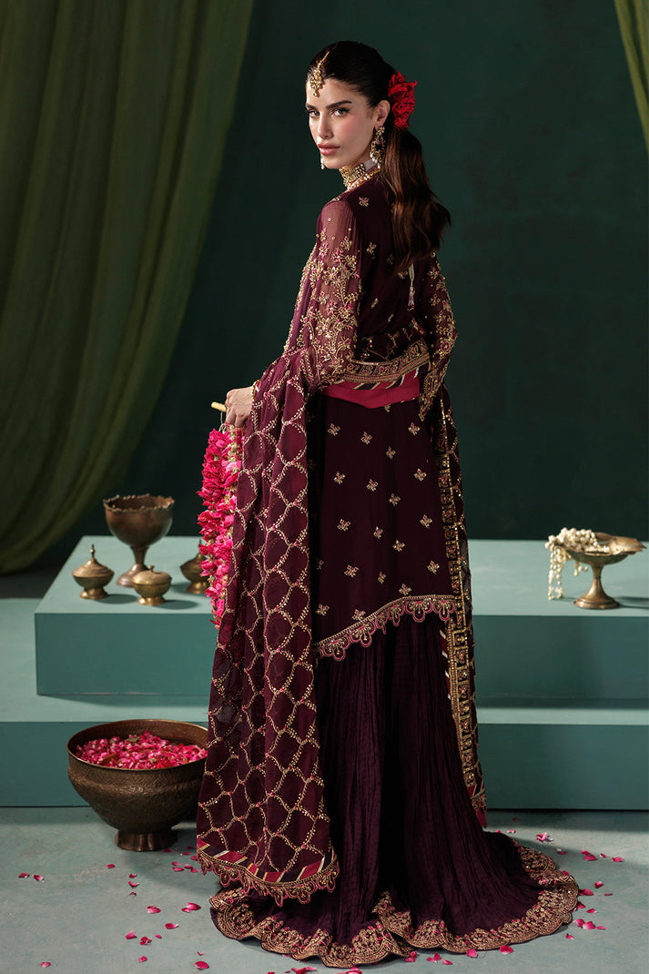 Saad Shaikh | Panache Luxury Chiffon 25 | D-06 by Saad Shaikh - Designer Dress  - Type : Ladies Clothes - Available at Libayah - 100% Original 